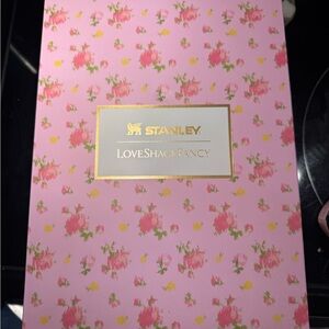 LoveShackFancy Pink and Gold Floral